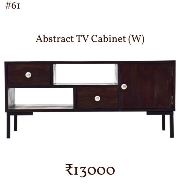Abstract TV Cabinet